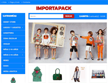 Tablet Screenshot of importapack.com